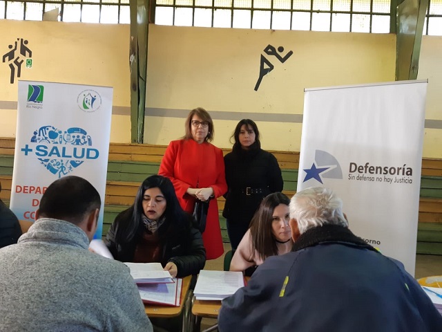 El equipo de defensa penitenciaria estuvo acompañado por la Defensora Regional, María Soledad Llorente.