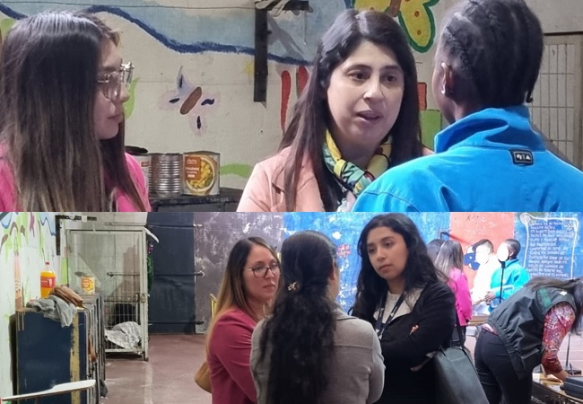 Las mujeres privadas de libertad conversaron con un equipo de la Defensoría Regional de Ñuble.