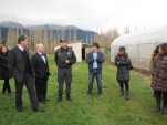 El Defensor Nacional juanto al Defensor Regional de Aysén e invitados conocieron las instalaciones y trabajo del CET Valle Verde