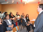 Los dirigentes vecinales de Arica mostraron mucho interés en la exposición de Claudio Gálvez, pero también fueron muy críticos.