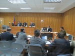 Defensor Jefe de Angol Rodrigo Flores en audiencia de juicio
