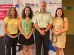 Daniela Baez, Defensora Regional Norte, Claudia Honorato (Sename Regional), Roiberto Maldonado de Genchi y Loreto Flores Defensora metropolitana Sur.