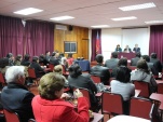 Estudiantes de litigación de la carrera de Derecho de la UTA dieron examen de juicio oral en donde participó como juez la DPP.