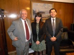 El Ministro Pavez agradeció la visita de la defensora regional, a quien deseó el mayor de los éxitos en su gestión