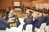Jefes y subjefes de la PDI regional conocieron la misión de la DPP y el proyecto Inocentes