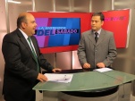 El Defensor Regional del Maule, José Luis Craig, durante la entrevista realizada en TVN Red Maule.