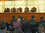El abogado Jaime Venegas expuso en la Corte de Apelaciones de Talca en un seminario sobre el juez de ejecución de penas. 
