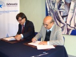 El Defensor Regional (S) de Antofagasta y el Decano de la Facultad de Ciencias Sociales de la Universidad de Antofagasta firmaron convenio
