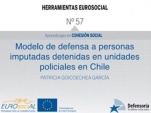 Tras la asesoría técnica del Programa EUROsociAL+, el nuevo modelo especializado fue presentado en Chile en febrero pasado.