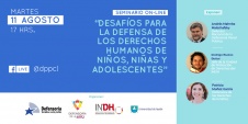 Representantes de las intituciones claves en Chile en el ejercicio de los DDHH analizarán la realidad de los niños, niñas y adolescentes.
