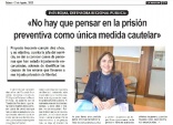 Nota en diario La Región 