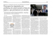 En entrevista a El Mercurio del defensor Nicols Orellana explicó la compleja situación que enfrentan los imputados que padecen enfermedades mentales 