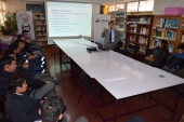 Ley de Responsabilidad Penal Adolescente fue el tema central de la charla ofrecida por el Asesor Jurídico (s) Rodrigo Jaque ante estudiantes.