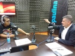 El Defensor Regional de Tarapacá entrevistado por Cristian Núñez, en los estudios de Radio Paulina de Iquique