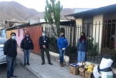Equipo de la Defensoría Regional de Atacama hace entrega de donación a congregación religiosa de Copiapó.