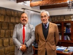 El Defensor Regional, José Luis Craig, fue hasta la casa de estudios maulina donde se reunió con el nuevo rector de la UCM.