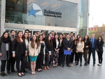 Los alumnos de derecho de la USACH y su profesor Ernesto Vásquez, conocieron el proyecto Inocentes 