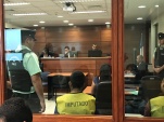 El Tribunal de Juicio Oral en lo Penal de Arica  dictando el veredicto de absolución esta mañana.