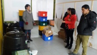 El Eco Punto de Fecunda Patagonia, recibe una vez a la semana los elementos reciclados por los funcionarios de Coyhaique.