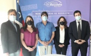 La Defensora Regional Daniela Báez y suscribió un convenio de colaboración sobre promoción de derechos con el alcalde de Recoleta Daniel Jadue