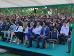 la ceremonia de egresos,  estuvo encabwezada por el Presidentde de la República Gabriel Boric