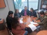 El equipo de trabajo durante la exhaustiva revisión de causas RPA, en Coquimbo.