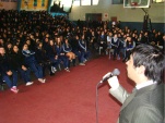 Defensor penal juvenil Francisco Concha expone sobre la L.R.P.A  ante 947 alumnas del Liceo Blas CaÃ�Â±as.