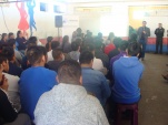 El defensor local jefe de Calama se reunion con los internos bolivianos