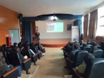 estudiantes se sumaron a la charla realizada en el auditorio del Instituto Humanidades de Concepción 