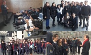 250 estudiantes de los 8 cuartos medios del Instituto Prsional de Comercio INSUCO participaron en visitas guiadas al Centro de Justicia de Santiago