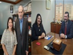 La defensora regional Loreto Flores y los fiscales regionales Occiidente y Sur, se reunieron en los últimos días