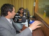 Rolando Correa, captado durante la entrevista que concedió a radio Innovadora FM de Linares.
