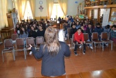 “Más que una charla fue una grata y sincera conversación con los alumnos” dijo la defensora juvenil al término de la actividad. 