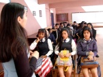 La diversidad cultural considerada en la defensa penal diversidad fue uno de los tópicos abordados en la charla ante el alumnado en el Liceo Comercial