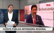 El Defensor Regional fue entrevistado por la señal local de TVN.