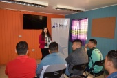 Una charla sobre el rol del defensor juvenil y los derechos de personas privadas de libertad ofreció la defensora Yelika Ibarra.
