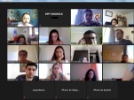 Los defensores penales públicos de Tarapacá en su reunión virtual.
