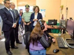 La ministra de Justicia, el Defensor Nacional y el director de Gendarmería inauguraron el proyecto con las internas del CPF de San Joaquín.