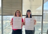 La Defensora Regional y la Secretaria Ejecutiva de Red de Acción Carcelaria suscribieron acuerdo miércoes 8 de marzo.