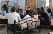 Carla Naranja en diálogo participativo con niñas privadas de libertad en CRC Santiago