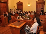 El recurso de nulidad fue alegado ante la Corte Suprema por el defensor público Claudio Fierro (a la derecha en estrado).