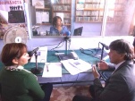 El defensor Raúl Gil en la entrevista de Radio Andina.