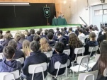 Defensor penal público explicó a los alumnos y alumnas del colegio los principales aspecto de la ley penal de adolescentes