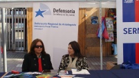 La Defensora Regional y un equipo de Antofagasta se dieron cita en la nueva Plaza de Justicia en Tocopilla