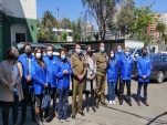El equipo de defensores y defensoras, visitó los principales centros lugres de detención dispuestos por la Prefectura Sur de Carabineros