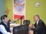 El Defensor Regional de Tarapacá en la entrevista en Radio San Andrés de Pica.