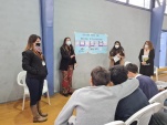 Mucha atención y participación concitó por parte de los adolescentes la charla sobre derechos de la DRMS