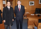 Deseos de éxito en su gestión expresó a Washington Fernández el presidente de la Corte de Valdivia, Dario Carretta. 
