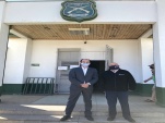 Jefe regional de Estudios, Rodrigo Flores, junto al Defensor Regional, José Luis Craig, han visitado diversos cuarteles policiales del Maule.