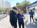 usuarios ávidos de conocer la labor de la Defensoría se dieron cita en Plaza de Justicia sanmiguelina